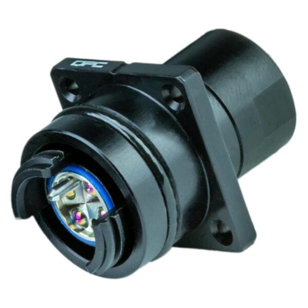 QMicro Receptacle Flange Mount RX Style