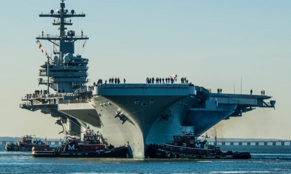 USS George H.W. Bush, the tenth and final Nimitz-class supercarrier of the United States Navy